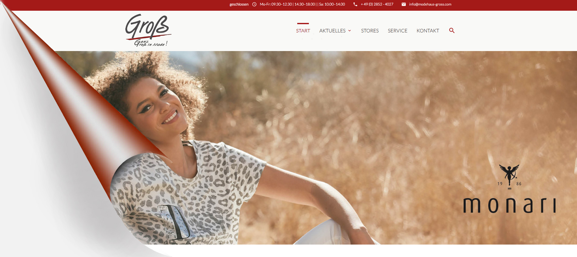 Modehaus Groß in Dingden und Hamminkeln