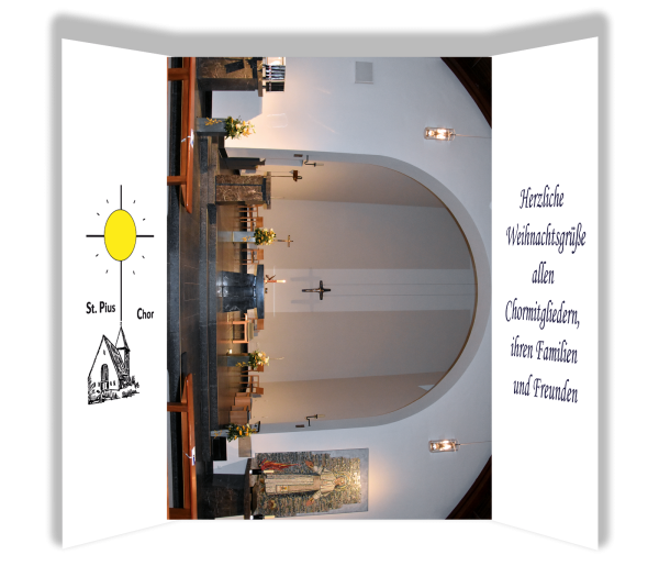 Faltblatt Kirchenchor St. Pius
